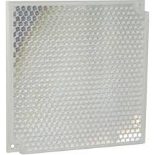 [*114665] ESPEJO CATADIOPTRICO - Reflector de acrílico con formato cuadrado, dimensiones 100 x 100 mm, profundidad 9 mm, con 2 orificios de diámetro 3.5 mm para montaje sobre la línea diagonal, factor de reflectividad 3.0, rango de temperatura -20 a +60 °C.